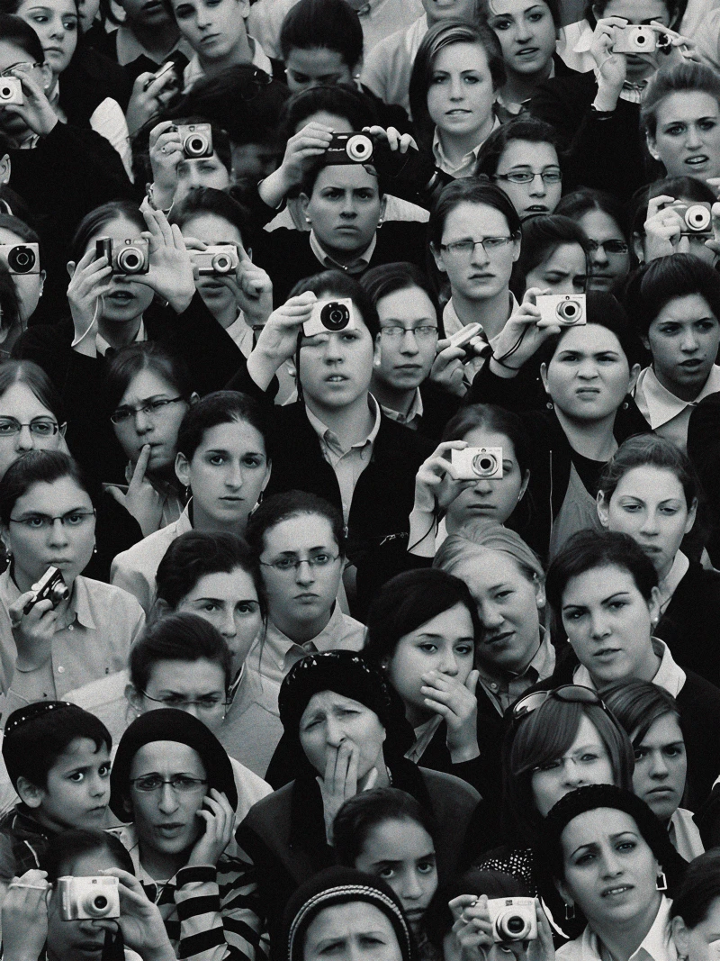 Man in Crowd
