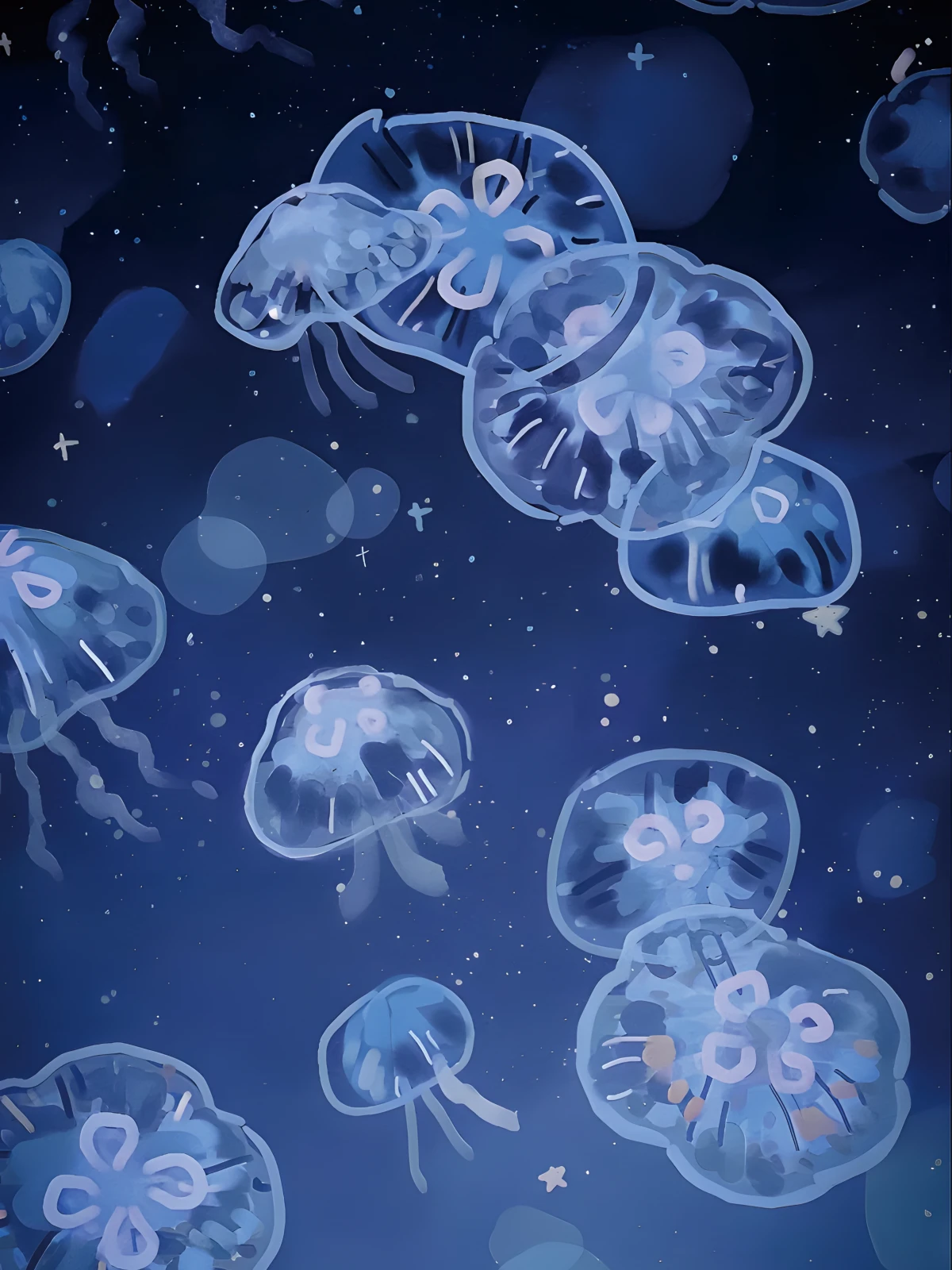 Blue Jellyfish