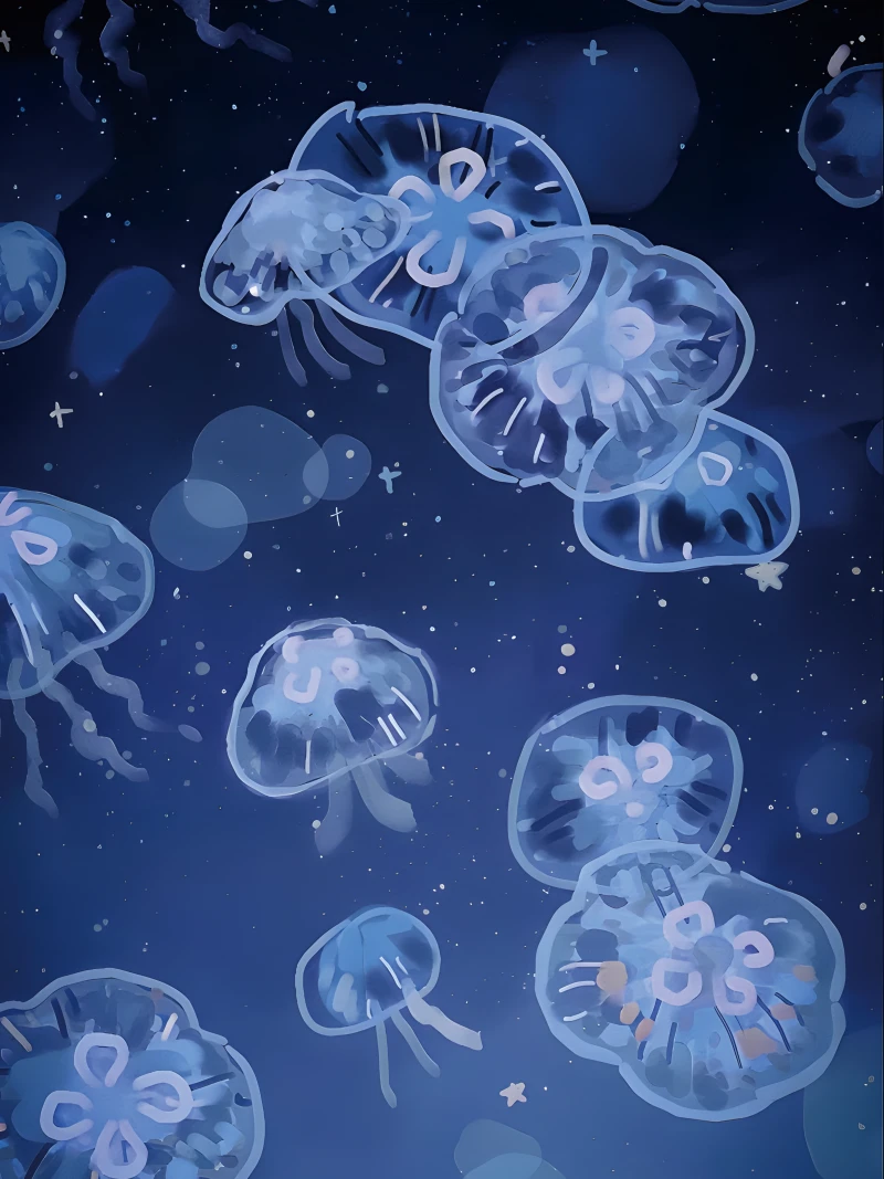 Blue Jellyfish
