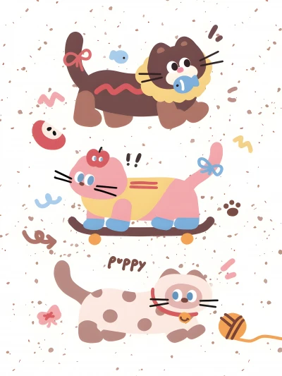 Three Cats